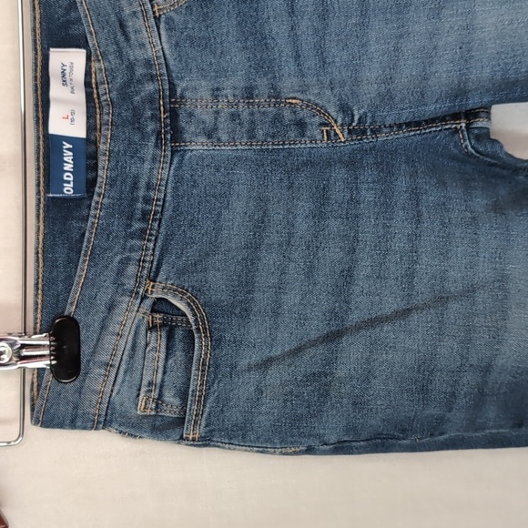 Old Navy Medium Light Wash Skinny Jean Size Large 10-12 - Picture 3 of 5